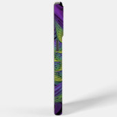 Lila grüne Blume Moderne Abstrakte Fraktal Kunst Case-Mate iPhone Hülle (Rückseite / Rechts)