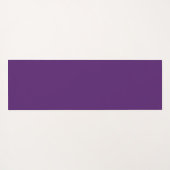 Lila grüne Blume Moderne Abstrakte Fraktal Kunst Yogamatte (Rückseite (Horizontal))