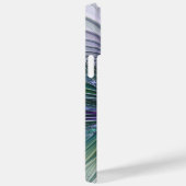 Lila grüne Blume Moderne Abstrakte Kunst Fraktal Case-Mate iPhone Hülle (Rückseite / Rechts)