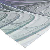 Lila grüne Blume Moderne Abstrakte Kunst Fraktal Kurzer Tischläufer (Ecke)