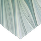 Lila grüne Blume Moderne Abstrakte Kunst Fraktal Tischdecke (Schrägansicht)