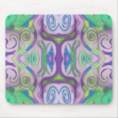 Lila grüne Fantasie Mousepad (Vorne)