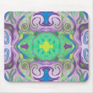 Lila grüne Fantasie Mousepad