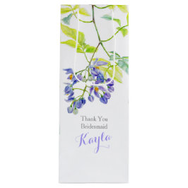 Lila Grüne Gastgeschenk Hochzeit Geschenktasche Geschenktüte Für Weinflaschen