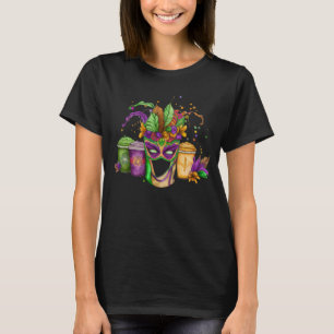 LILA GRÜNE GOLD MARDI GRAS GETRÄNKE T-Shirt