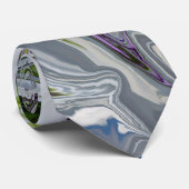 Lila-grüne Krawatte (Gerollt)