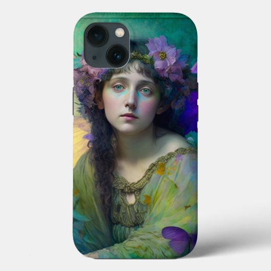 Lila Grüne Märchen Fantasie Kunst Case-Mate iPhone Hülle (Rückseite)