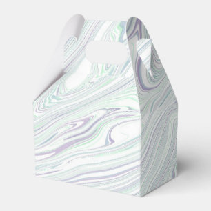 Lila-grüne Marmor-Geschenkbox Geschenkschachtel