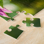 Lila grüne Pflanze Blume Grünpflanzen Puzzle (Seite)