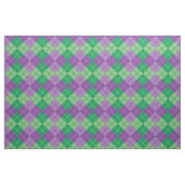 Lila-Grüne Raute Stoff (Fat Quarter (45,7 x 55,9 cm))