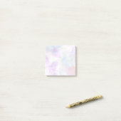 Lila, grüne, rosafarbene Farben Elegant Post-it Klebezettel (Auf Schreibtisch)