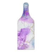 Lila, grüne, rosafarbene Farben Elegant Schneidebrett (Vorderseite)