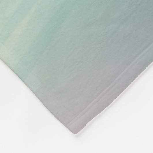 Lila Grüne Schmetterlingsmädchen Fleecedecke (Ecke)