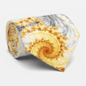 lila, grüne Spiralkunst Fraktal Krawatte (Gerollt)