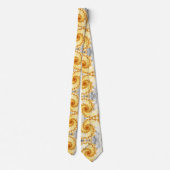 lila, grüne Spiralkunst Fraktal Krawatte (Rückseite)