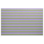 Lila, grüne und hellgelbe Streifen Stoff (Fat Quarter (45,7 x 55,9 cm))