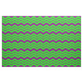 Lila Grüner Chevron-Zickzack-Design  Stoff (Fat Quarter (45,7 x 55,9 cm))