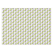 Lila grüner Crayon Art versorgt Lehrer Künstler Tischdecke (Vorderseite (Horizontal))