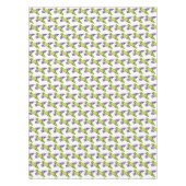 Lila grüner Crayon Art versorgt Lehrer Künstler Tischdecke (Vorderseite)