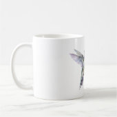 Lila Grüner Kolibri Freude Kaffeetasse (Links)