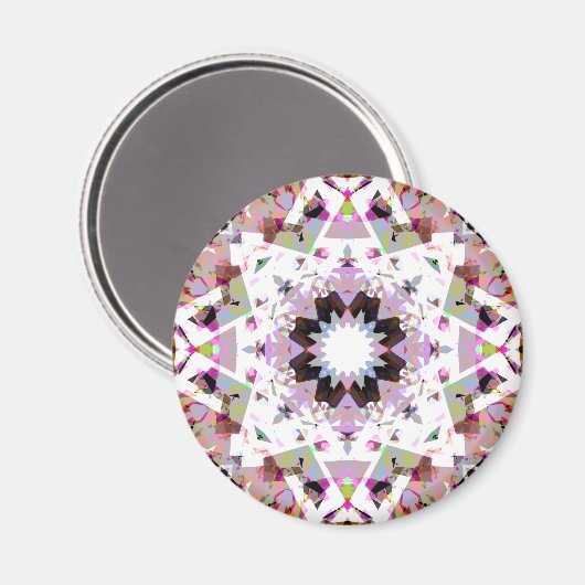 Lila Grüner Stern für den Herbst Magnet (Vorderseite/Rückseite)