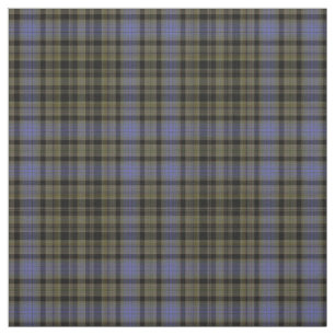 Lila-grüner Tartan Kariert Stoff
