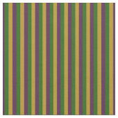 Lila, Grüner u. Goldkarneval Striped Stoff (Nahaufnahme)