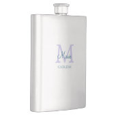 lila grünes Datum Flachmann (Rechts)