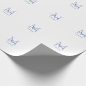 lila grünes Datum Geschenkpapier (Ecke)