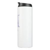 lila grünes Datum Thermosbecher (Nach rechts gedreht)