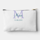 lila grünes Datum Zubehörtasche (Rückseite)