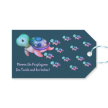 Lila grünes Rosa Blaue Mimma, Meeresschildkröte