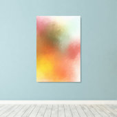 Lila grünes Rosa Rot Gelb Blau Moderne Farben Leinwanddruck (Insitu (Holzboden))