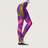 Lila Grünes Rosa Traumstrecke Airolo - Gletsch Leggings (Rechts)