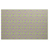 Lila grünes Rosa Zebra-Tierkreismuster Stoff (Yard (91,4 cm))