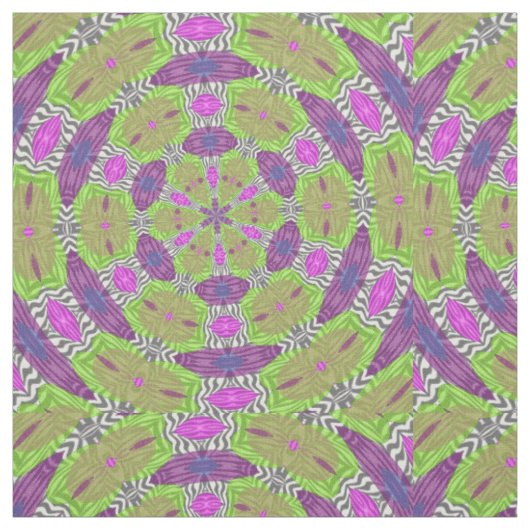 Lila grünes Rosa Zebra-Tierkreismuster Stoff (Muster)