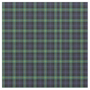 Lila grünes Tartan-Kariertes Muster Stoff