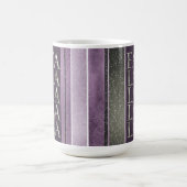 Lila grünes Weihnachtsfest La La Pattern#27 ID1009 Kaffeetasse (Mittel)