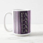 Lila grünes Weihnachtsfest La La Pattern#27 ID1009 Kaffeetasse (Links)