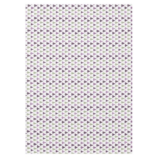 Lila grünes Weihnachtsmuster#25 ID1009 Tischdecke (Vorderseite)