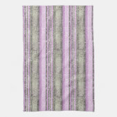 Lila grünes Weihnachtsmuster#28 ID1009 Geschirrtuch (Vertikal)