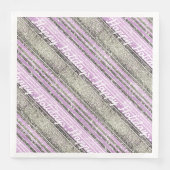 Lila grünes Weihnachtsmuster#28 ID1009 Serviette (Vorderseite)