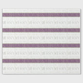 Lila grünes Weihnachtsmuster#35 ID1009 Geschenkpapier (Flach)