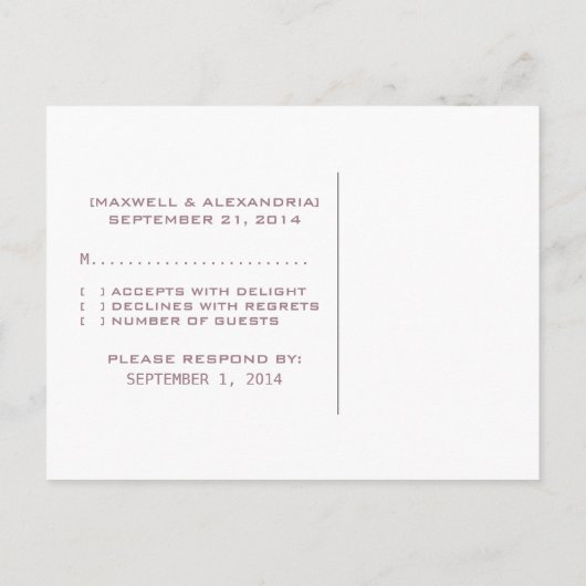 Lila Grunge D20 Dice Gamer UAWG Postkarte (Rückseite)