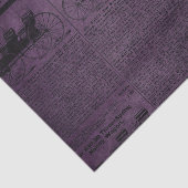 Lila Grunge Not leidende Vintage Zeitung Seidenpapier (Ausschnitt)