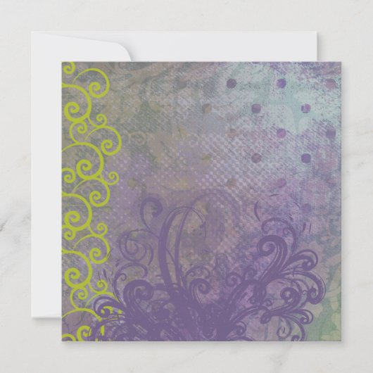 Lila Grunge-Rollen (Vorderseite)