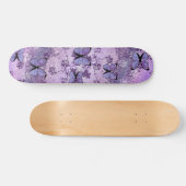Lila Grunge Skateboard (Horizontal)