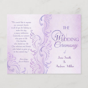 Lila Grungy-Hochzeiten