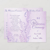 Lila Grungy-Hochzeiten (Vorne/Hinten)