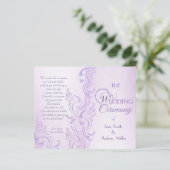 Lila Grungy-Hochzeiten (Stehend Vorderseite)